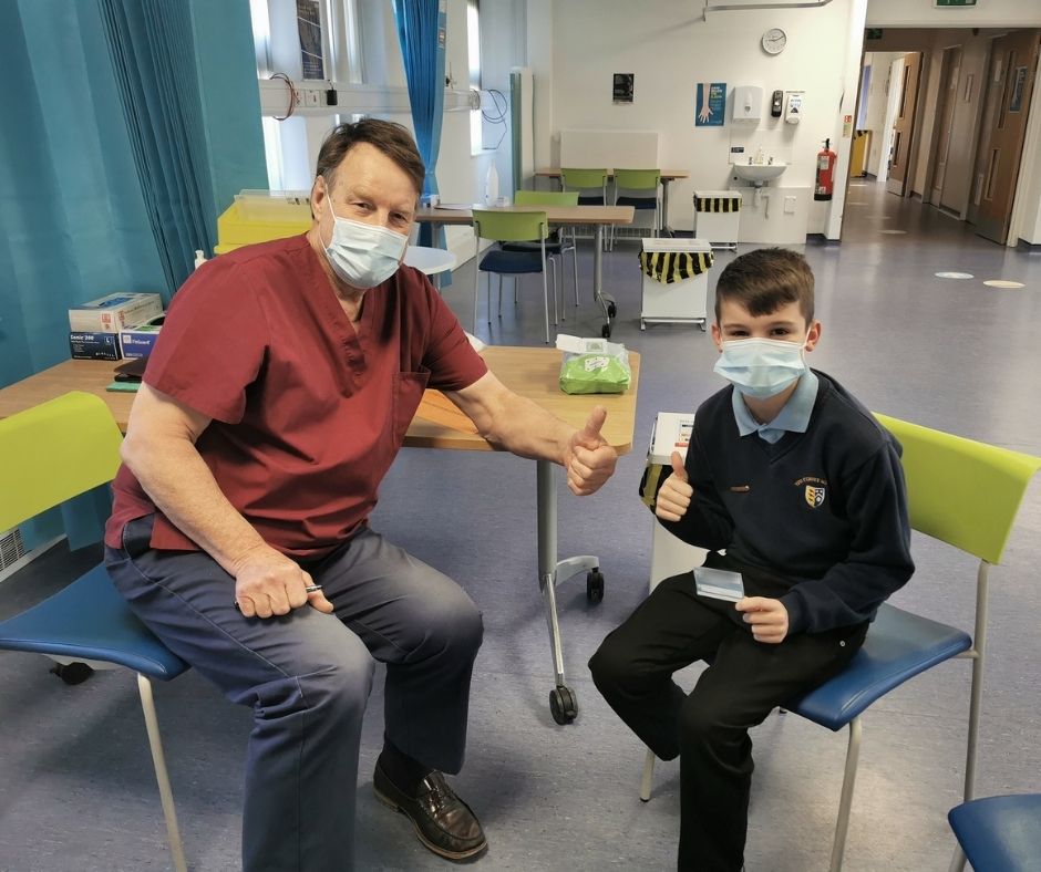 Chris Beacock Lewis RJAH Vaccination Centre